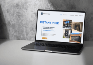 mockup présentant le site instant-pose.com