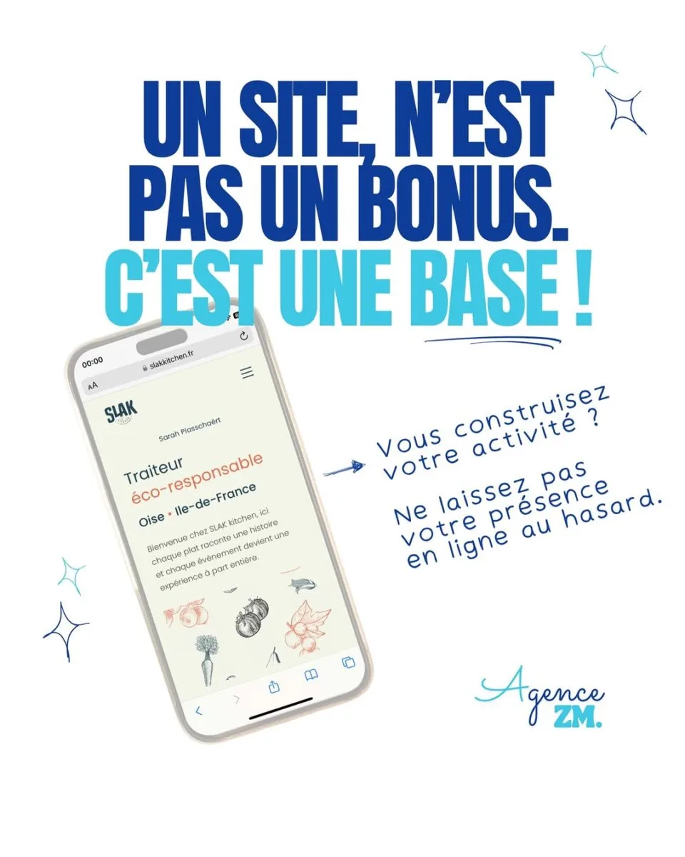 Un site n'est pas un bonus, c'est une base !