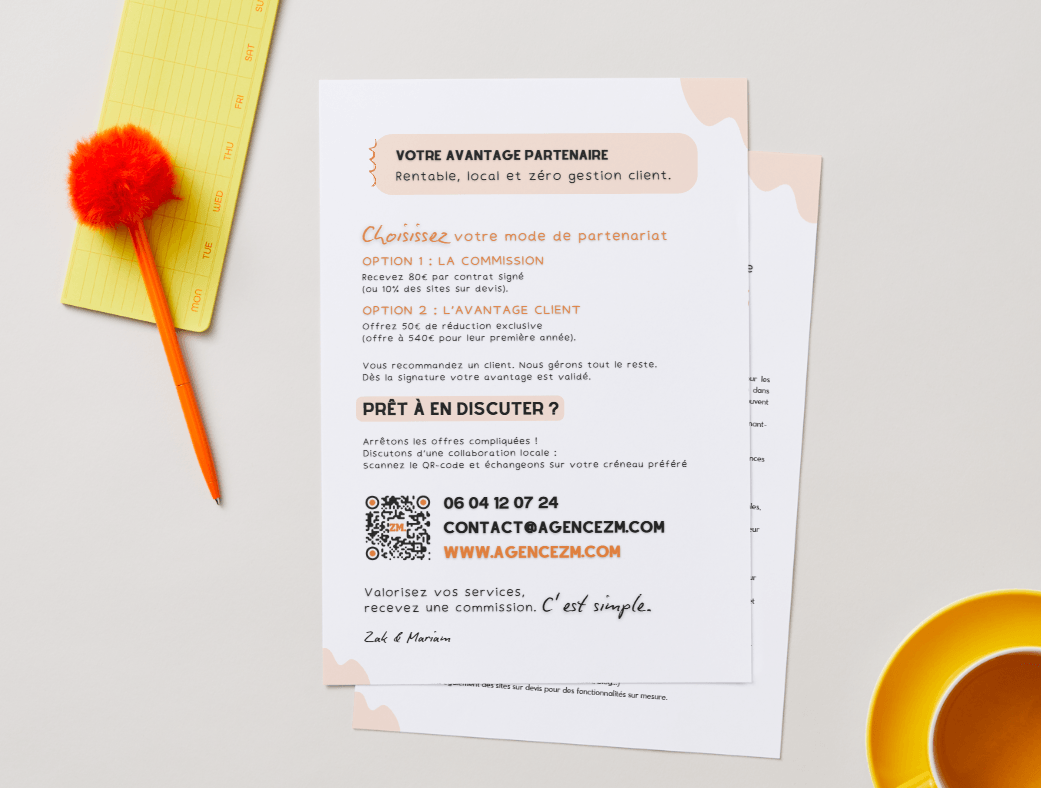 prospectus de proposition de partenariat avec l'Agence ZM