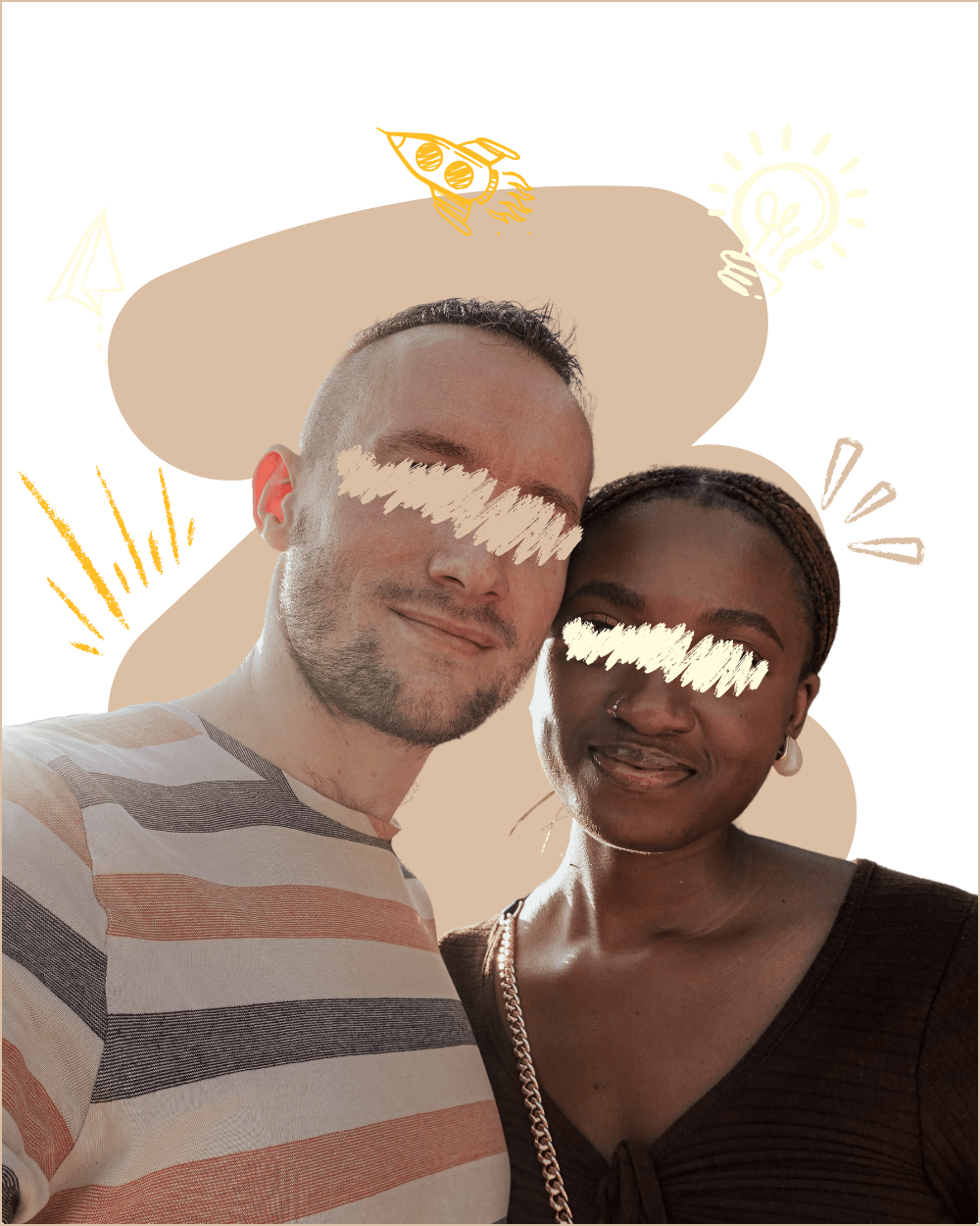 Zak et Mariam, fondateurs de l’Agence ZM